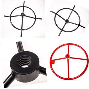 σφαιρική βαλβίδα με χειροτροχό