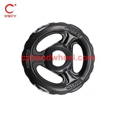 Στερεό μαύρο βαλβίδα χειροκίνητο